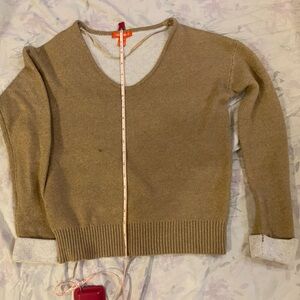 Joe Fresh tan/beige sweatshirt